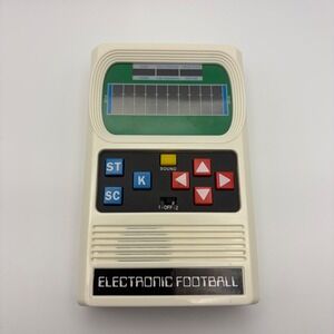 Mattel Basic Fun Electronic Football Handheld Retro LED Game Vintage Style